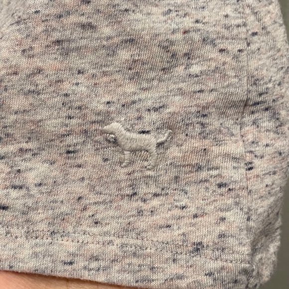 PINK Heather Piping Crew Neck T-Shirt - Picture 4 of 5